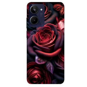 3D Rose Flower Realme 10 Pro+-294