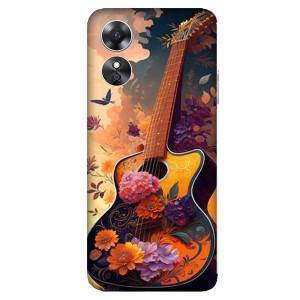 Floral guitar Oppo A17-321